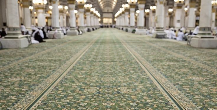 Sejarah Karpet Berwarna Hijau di Area Raudhah Masjid Nabawi