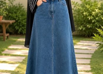 5 Style Rok Jeans Hijab yang Santai dan Tetap Chic