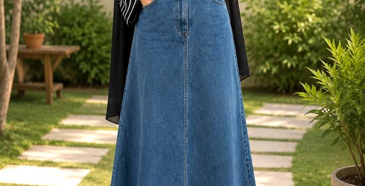 5 Style Rok Jeans Hijab yang Santai dan Tetap Chic