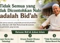 Tidak Semua yang Tidak Dicontohkan Nabi Shalallahu Alaihi Wasallam adalah Bid’ah