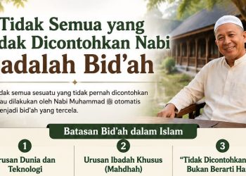 Tidak Semua yang Tidak Dicontohkan Nabi Shalallahu Alaihi Wasallam adalah Bid’ah