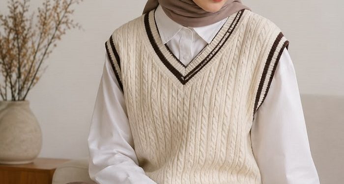 Tiga Trik Padu Padan Vest Rajut
