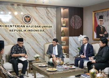 Terima Kunjungan Dubes Yordania, Menhaj Bahas Peluang Wisata Jemaah Haji dan Umroh Indonesia