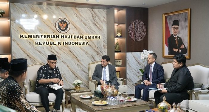 Terima Kunjungan Dubes Yordania, Menhaj Bahas Peluang Wisata Jemaah Haji dan Umroh Indonesia