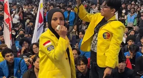 Orasi Fathimah Az-Zahra BEM UI di Tugu Tani
