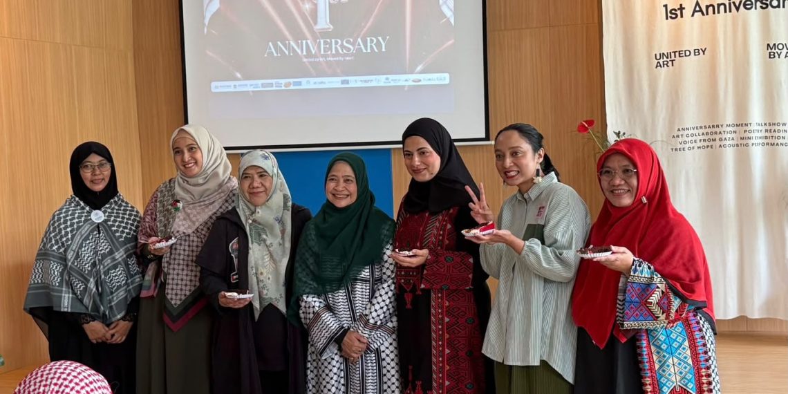 PUSPA Rayakan Satu Tahun Perjalanan: Satukan Perempuan dan Seni, Suarakan Kemanusiaan untuk Palestina